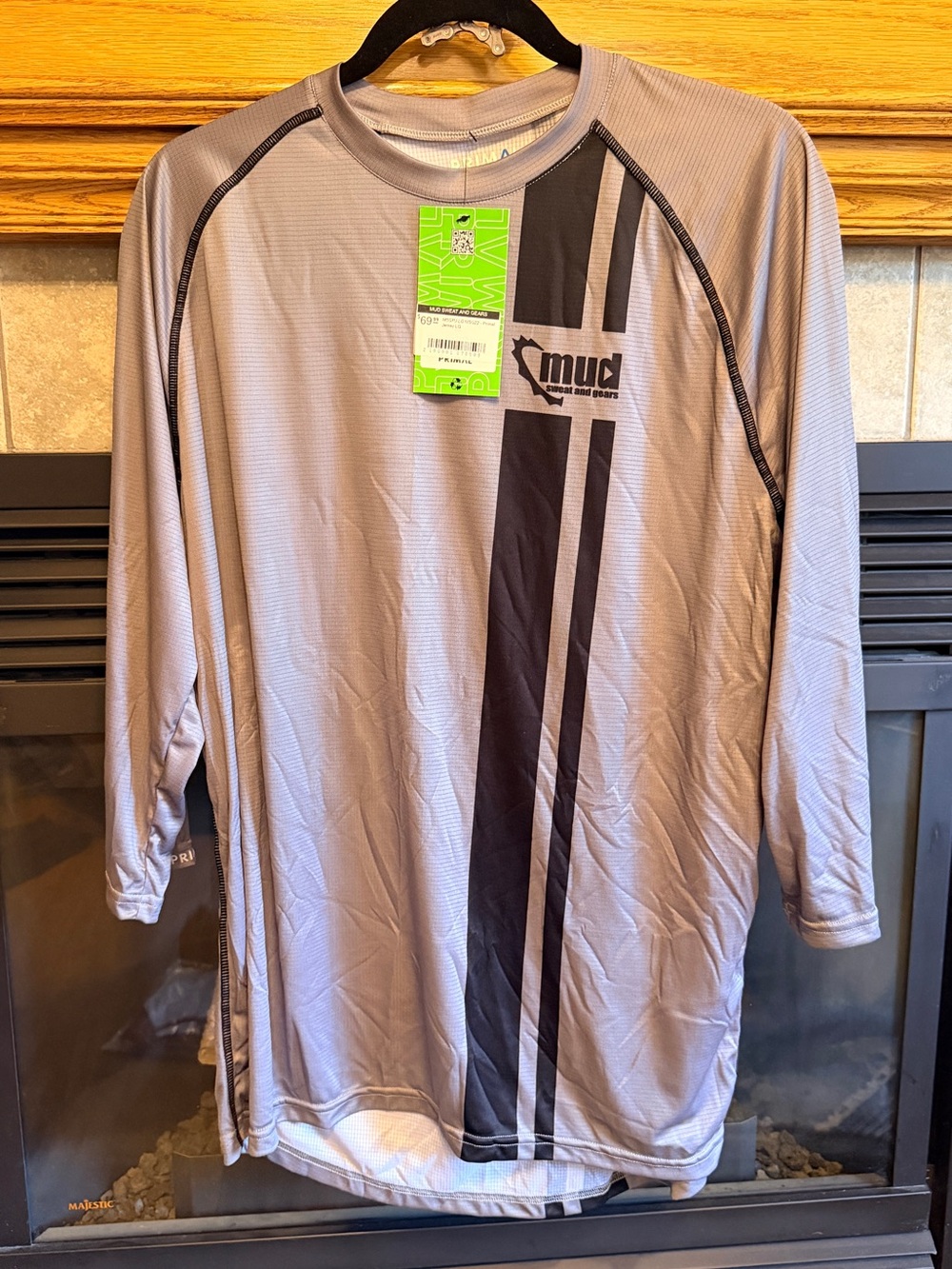 Men's Large 3/4 Sleeve MTB Jersey